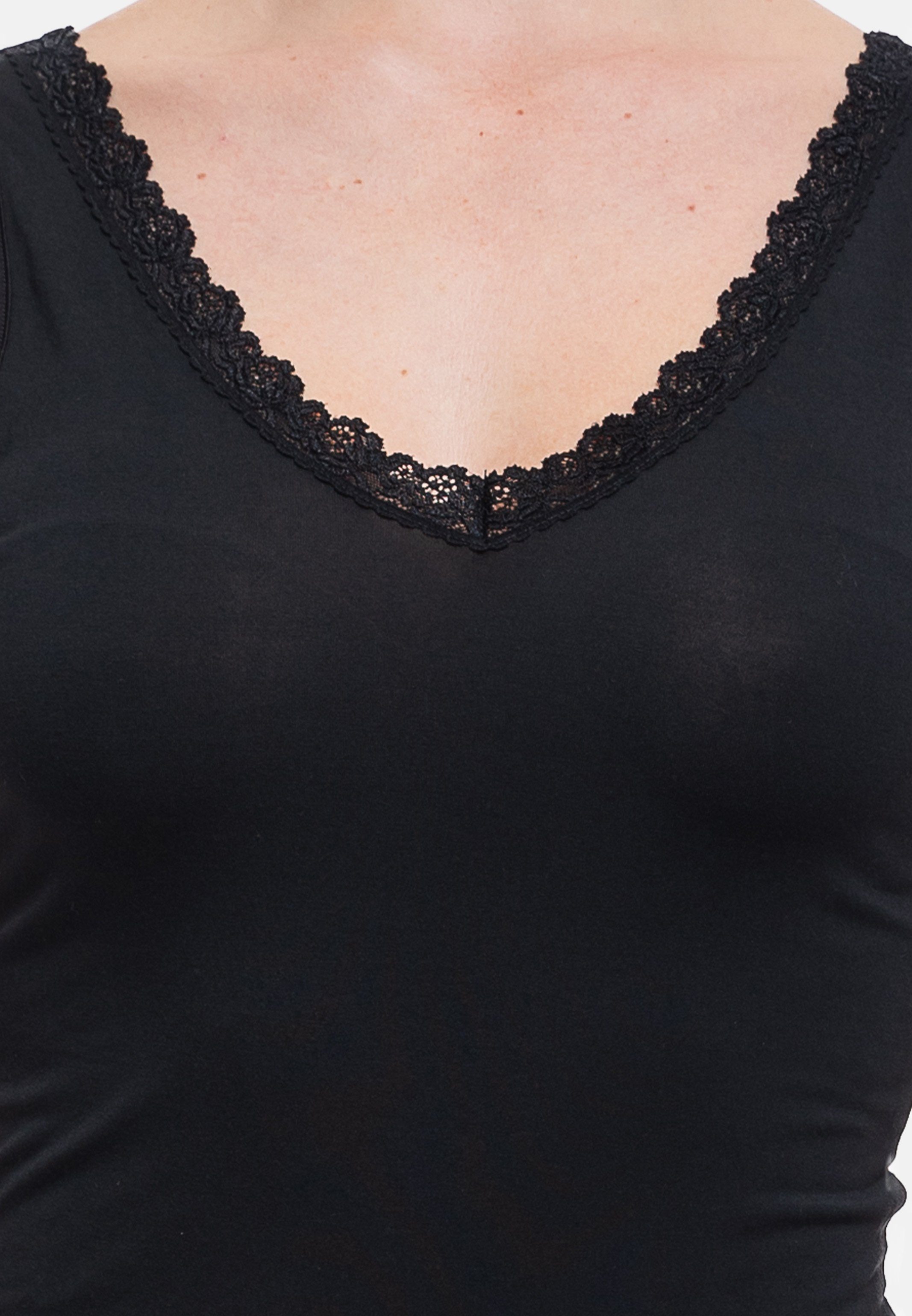 Nina Von C. Unterhemd 2er Pack Cosy (Spar-Set, 2-St) Unterhemd / Top - Spitze am Dekolleté
