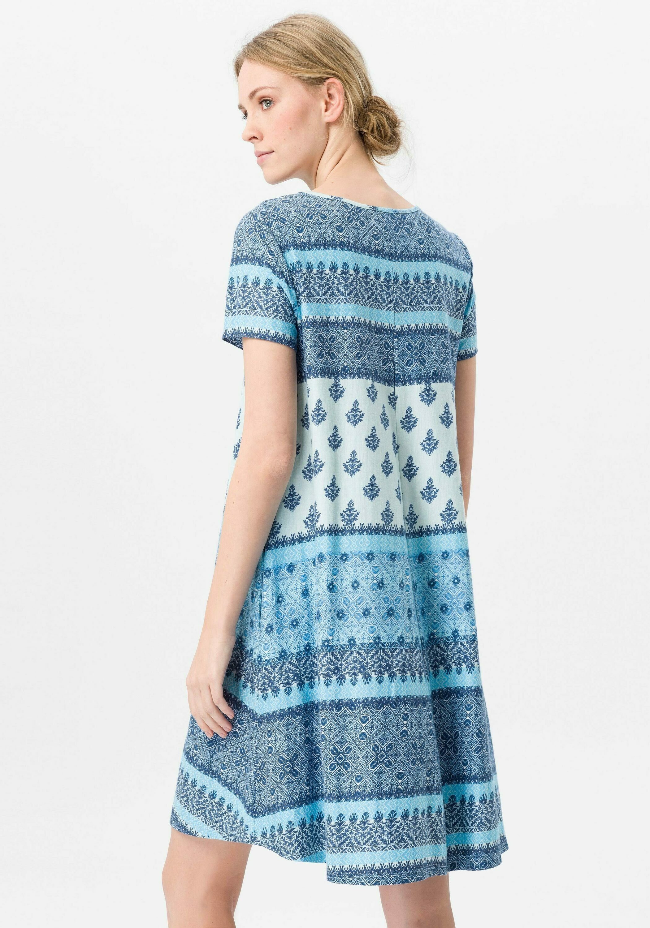 Green Cotton Jerseykleid Dress