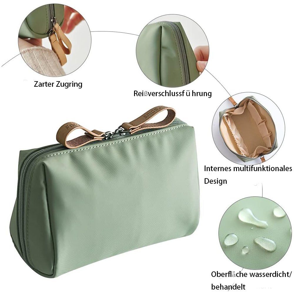 SOTOR Kosmetikkoffer Kosmetiktasche Klein,Schminktasche,Tragbare Multifunktions mit Fächern (1-tlg)