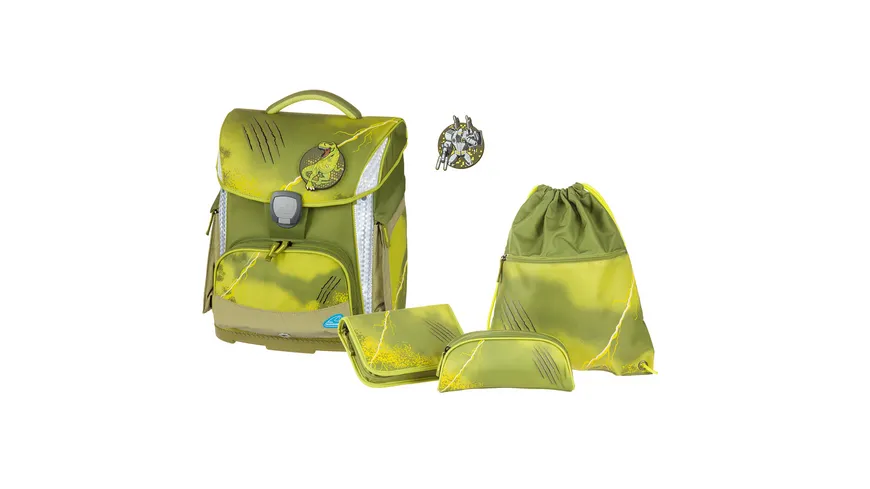 SCHNEIDERSToolbag Plus 4-teiliges Schulranzen-Set Wild Olive