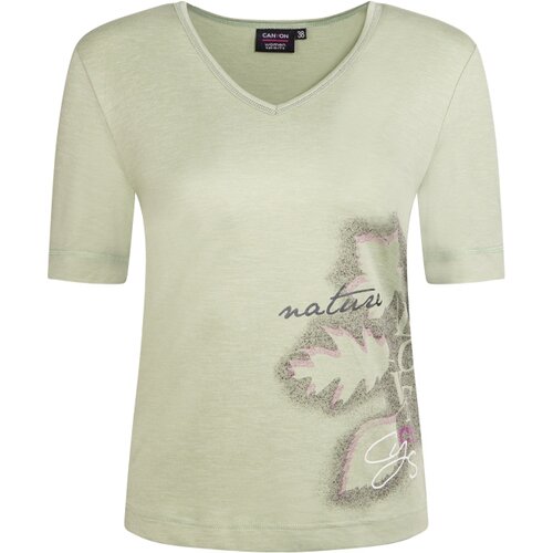 DAMEN SHIRT T-SHIRT 1/2 ARM