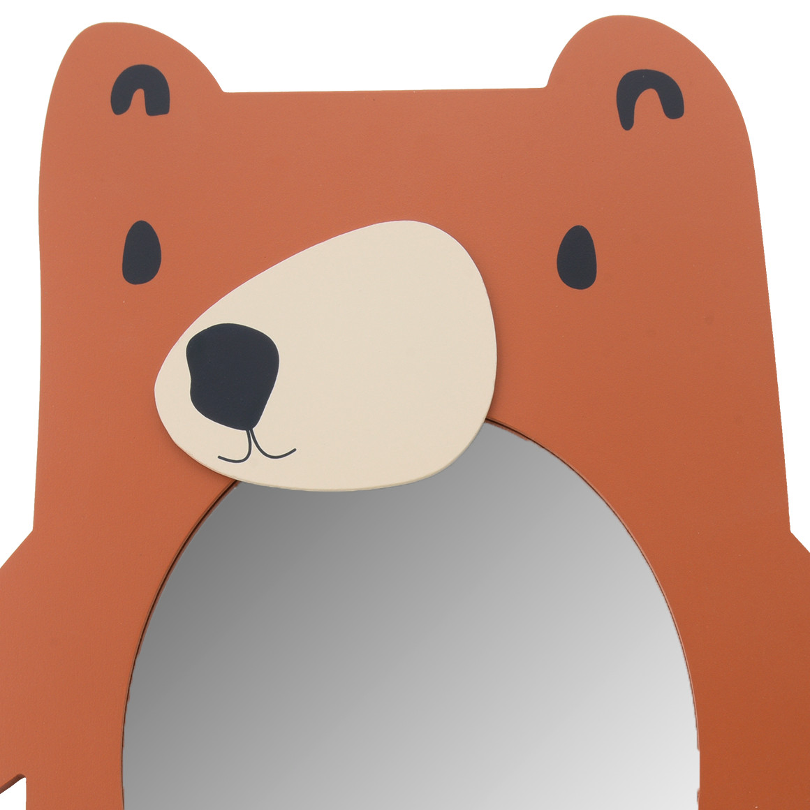 Spiegel mit Bär-Motiv