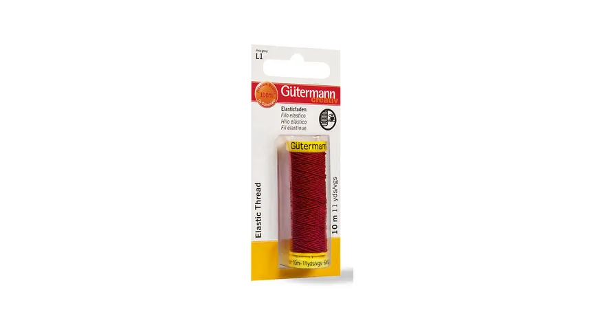 Gütermann Elasticfaden 10 m 641731-8387 - grau