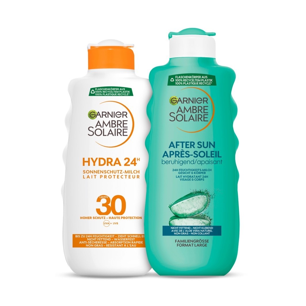 Coffret Essentials - Sonnenschutz-Milch Hydra 24h LSF 30 + After Sun 24h beruhigende Feuchtigkeits-Milch
