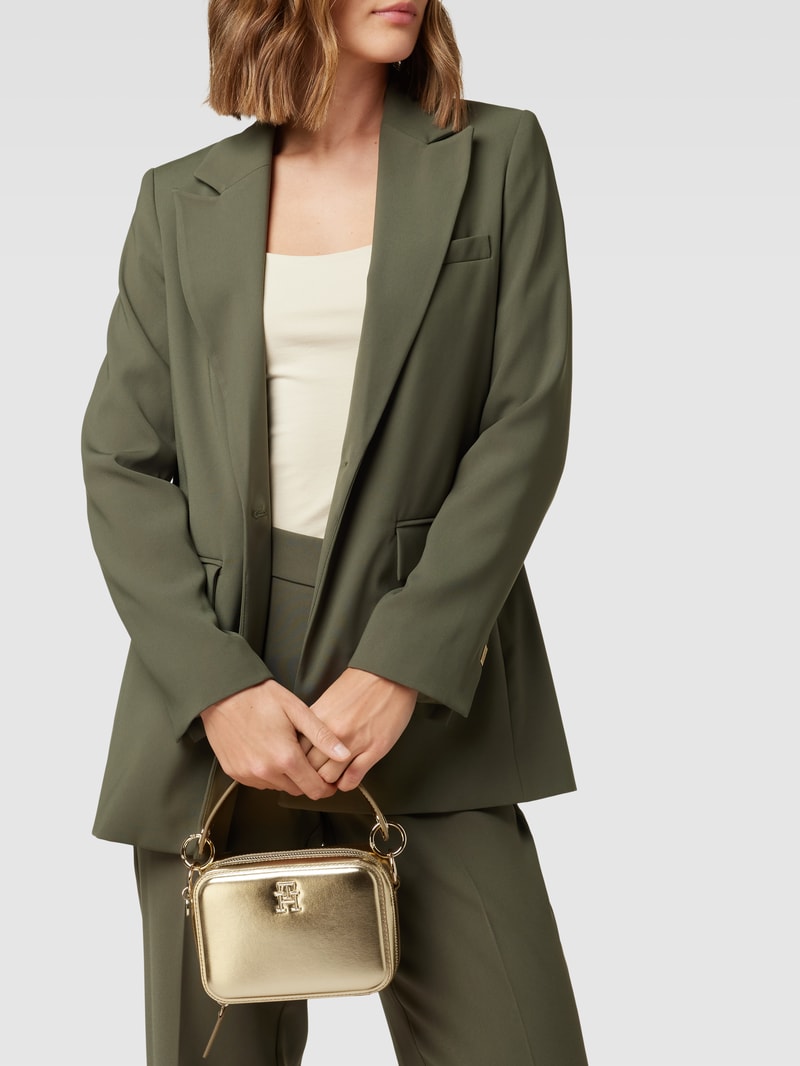 Saddle Bag mit Label-Details Modell 'CHIC TRUNK' in gold