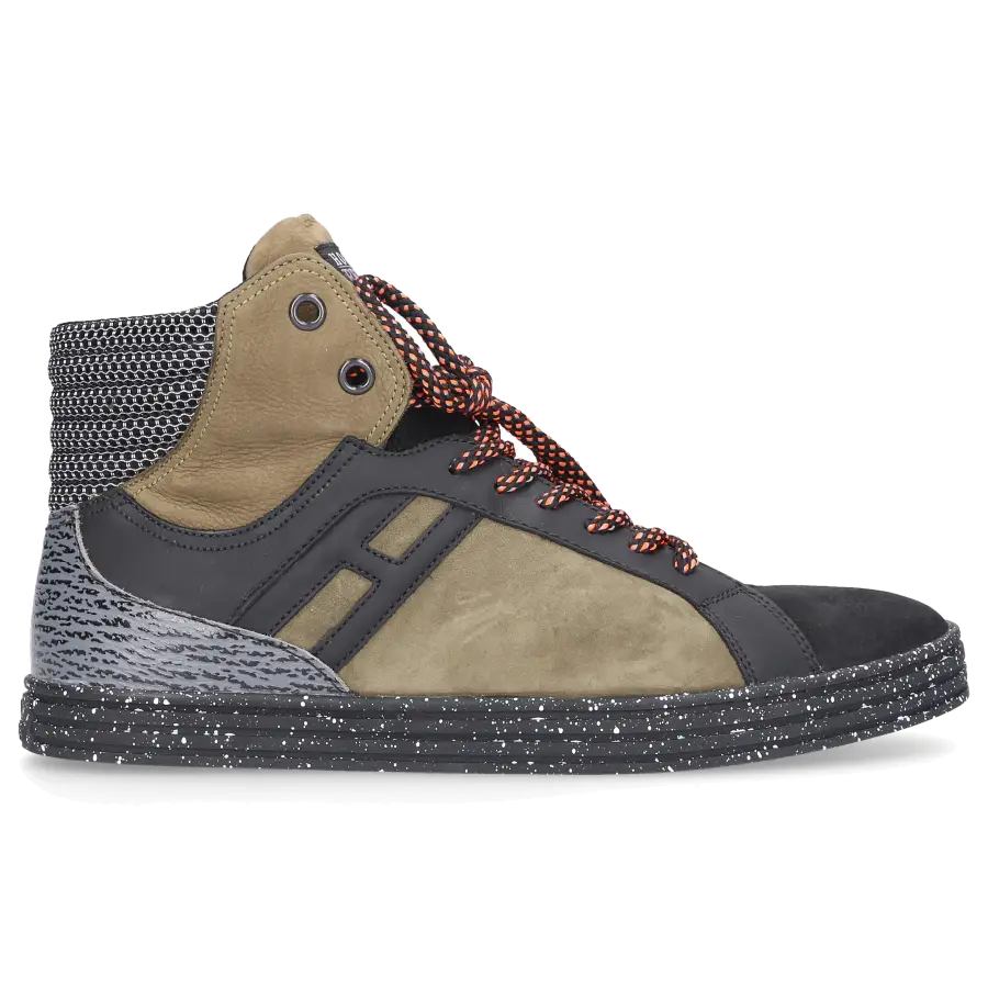 Hogan - Sneaker Leder R141 Veloursleder - grün