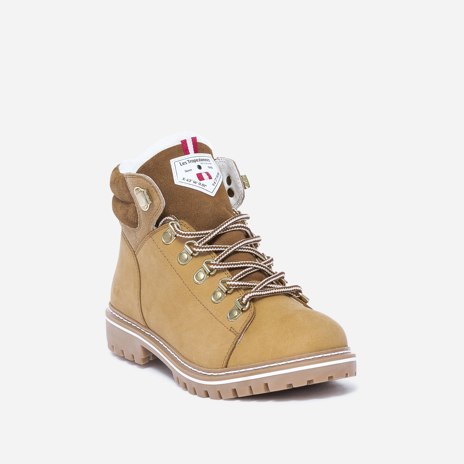 Boots à lacet LES TROPEZIENNES par M.Belarbi camel en nubuck