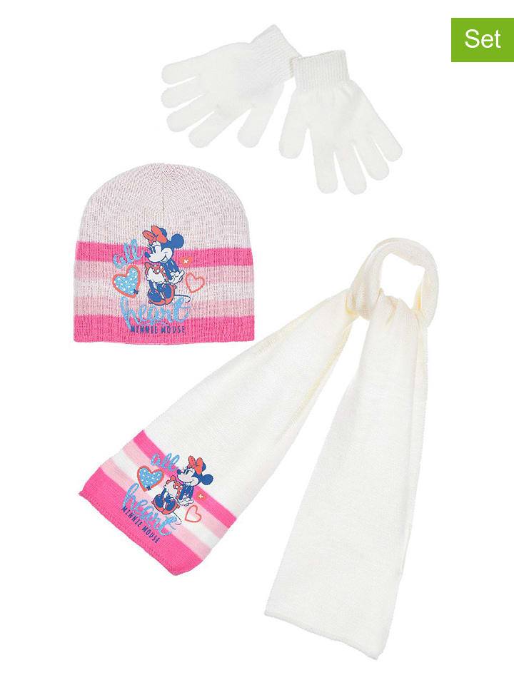 Disney Minnie Mouse 3tlg. Winteraccessoires-Set 