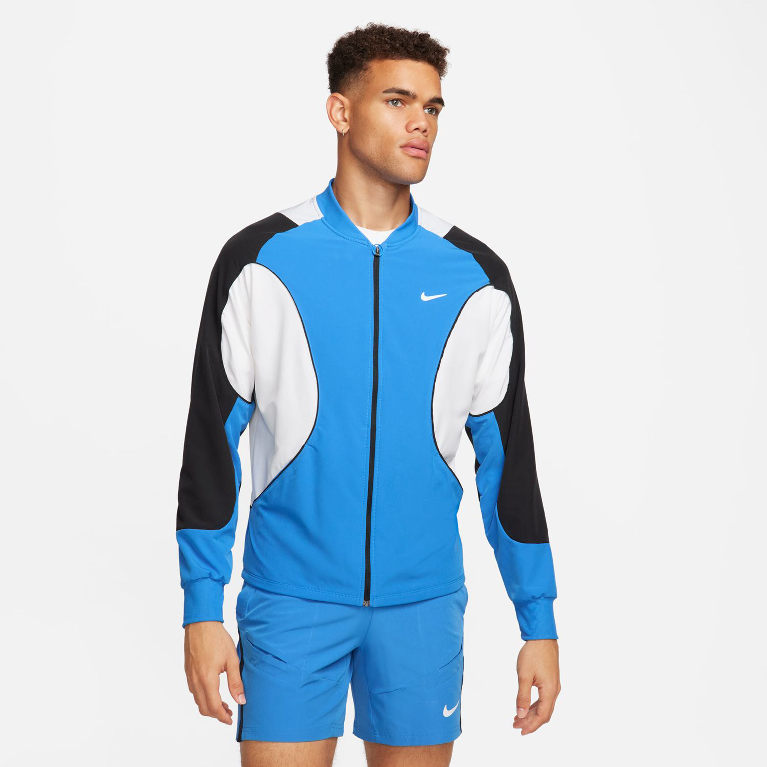 Court Dri-Fit Advantage Trainingsjacke Herren - Blau, Schwarz