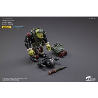 Warhammer 40k Actionfigur 1/18 Ork Kommandos Dakka Boy Rotbilge 13 cm