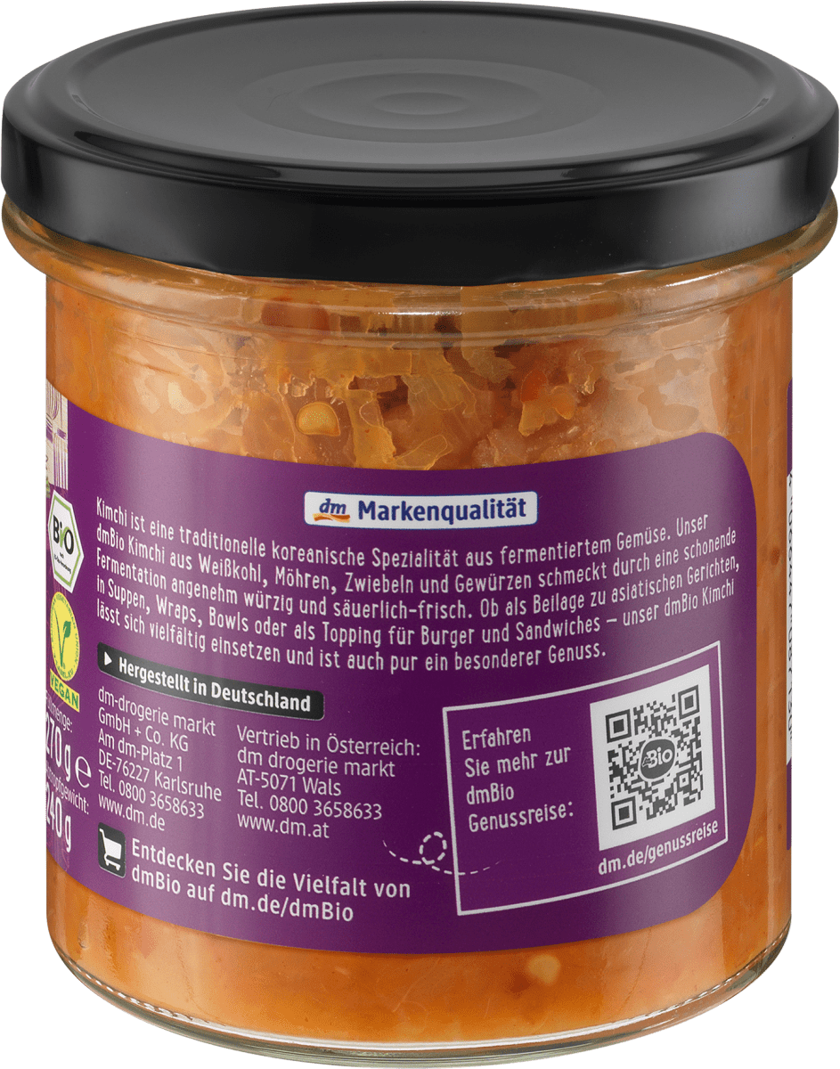 Kimchi, fermentiertes Gemüse, 270 g