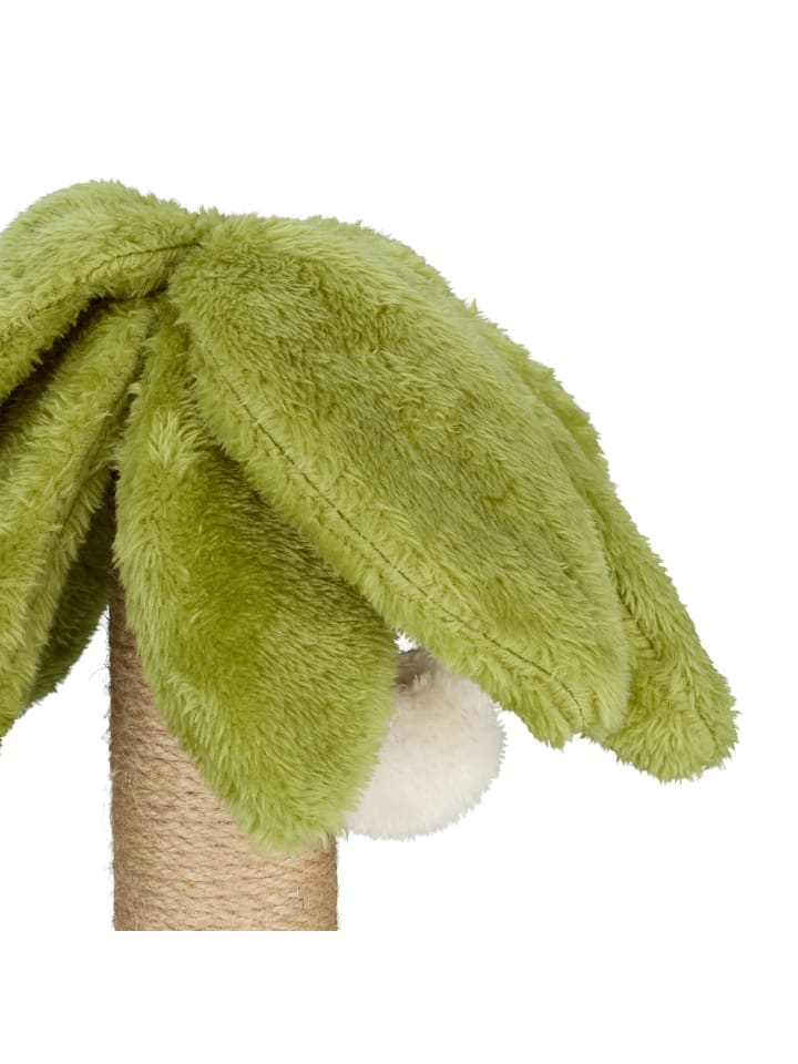 relaxdays Kratzsäule in Natur/ Grün - (H)54 x Ø 31 cm günstig kaufen onesize