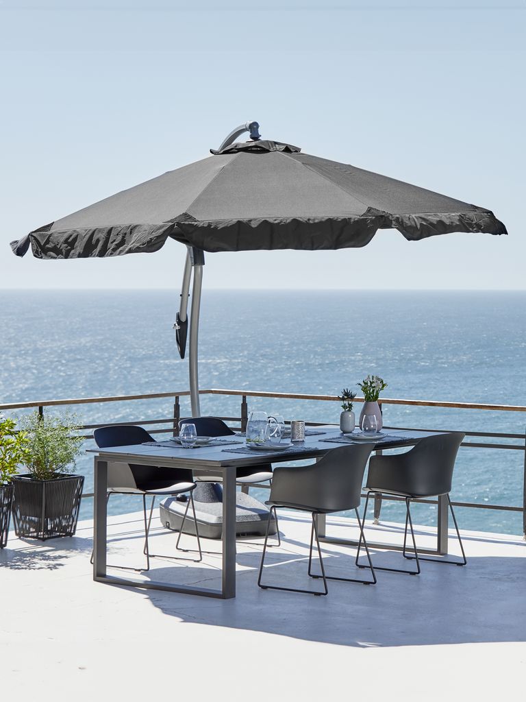HAUGESUND Parasol wiszący HAUGESUND Ø300 czarny