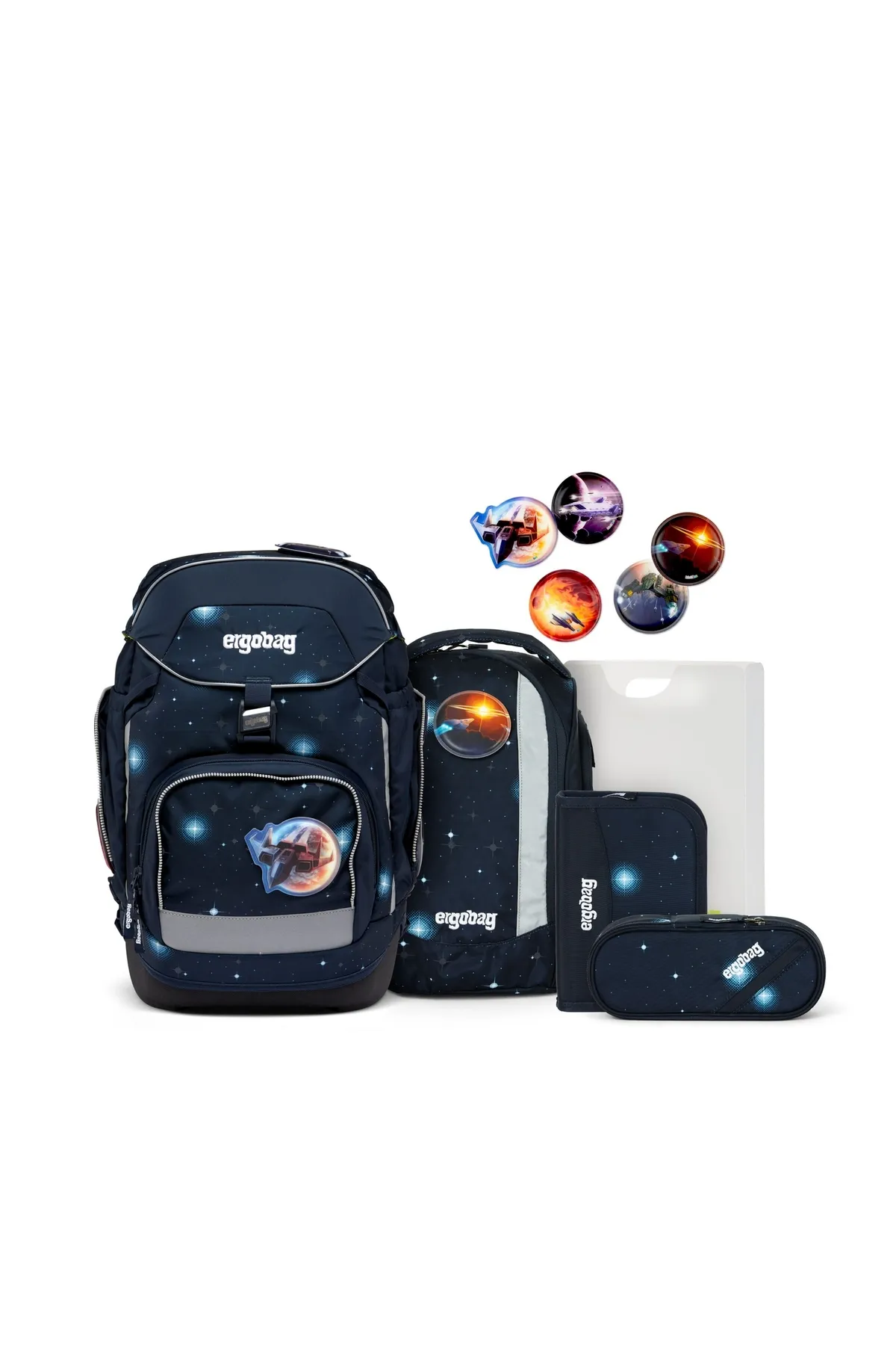 Ergobag  Schulranzen Pack Set Glow