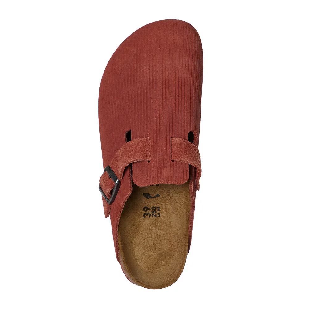 Birkenstock Boston VL Corduroy 1025689 / rot