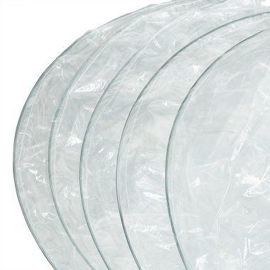 relaxdays Pflanztunnel Folientunnel PVC 5 m
