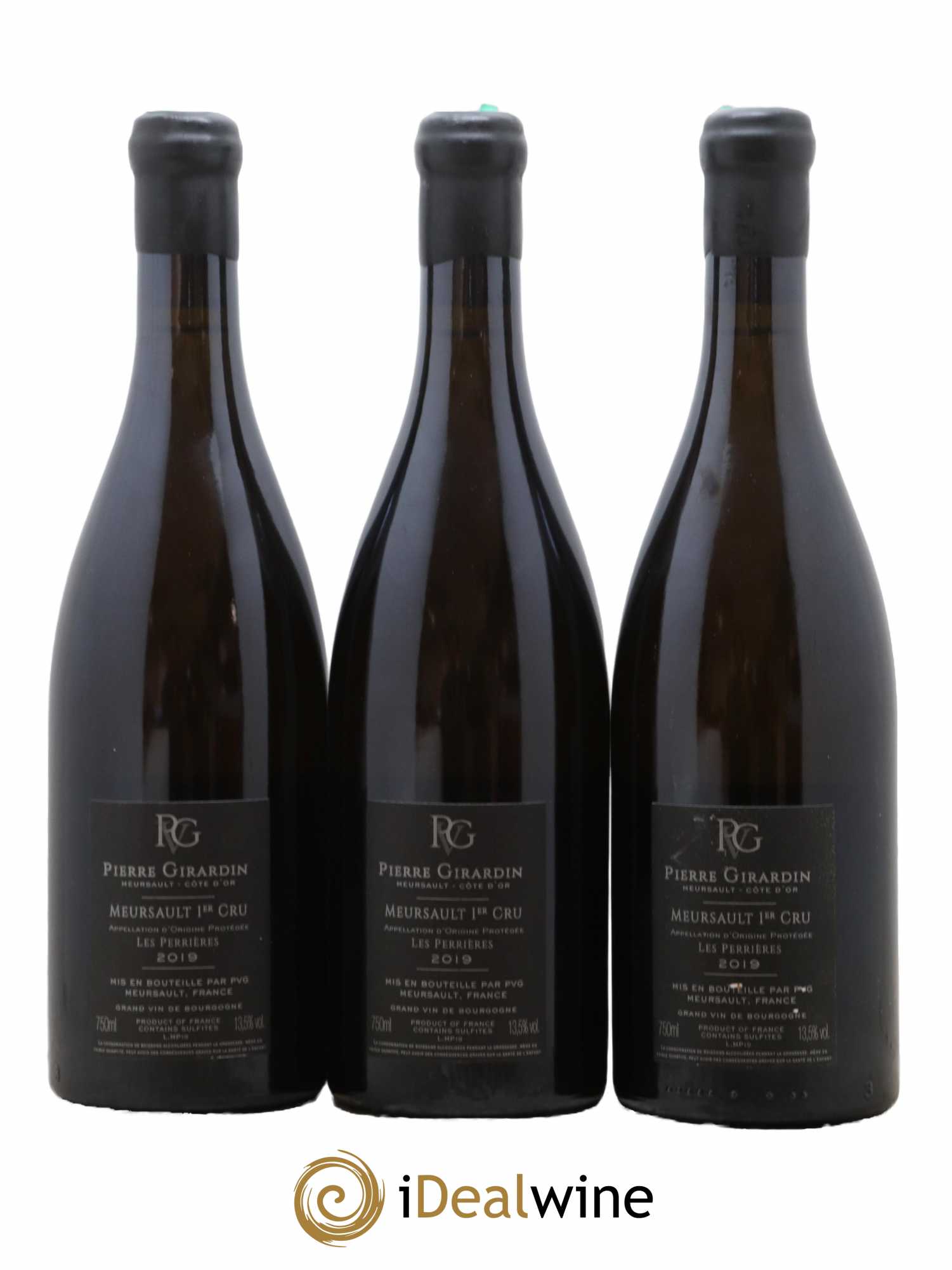 Meursault 1er Cru Les Perrières Pierre Girardin  2019 - Lot de 3 Bouteilles