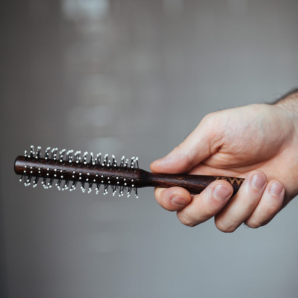 ZEW for Men Rundbürste/Hair and Beard Brush