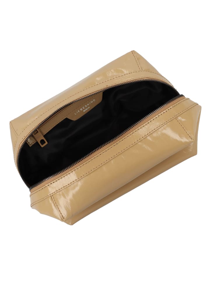 LIEBESKIND BERLIN Kulturbeutel S Leder 18 cm in beige günstig kaufen onesize