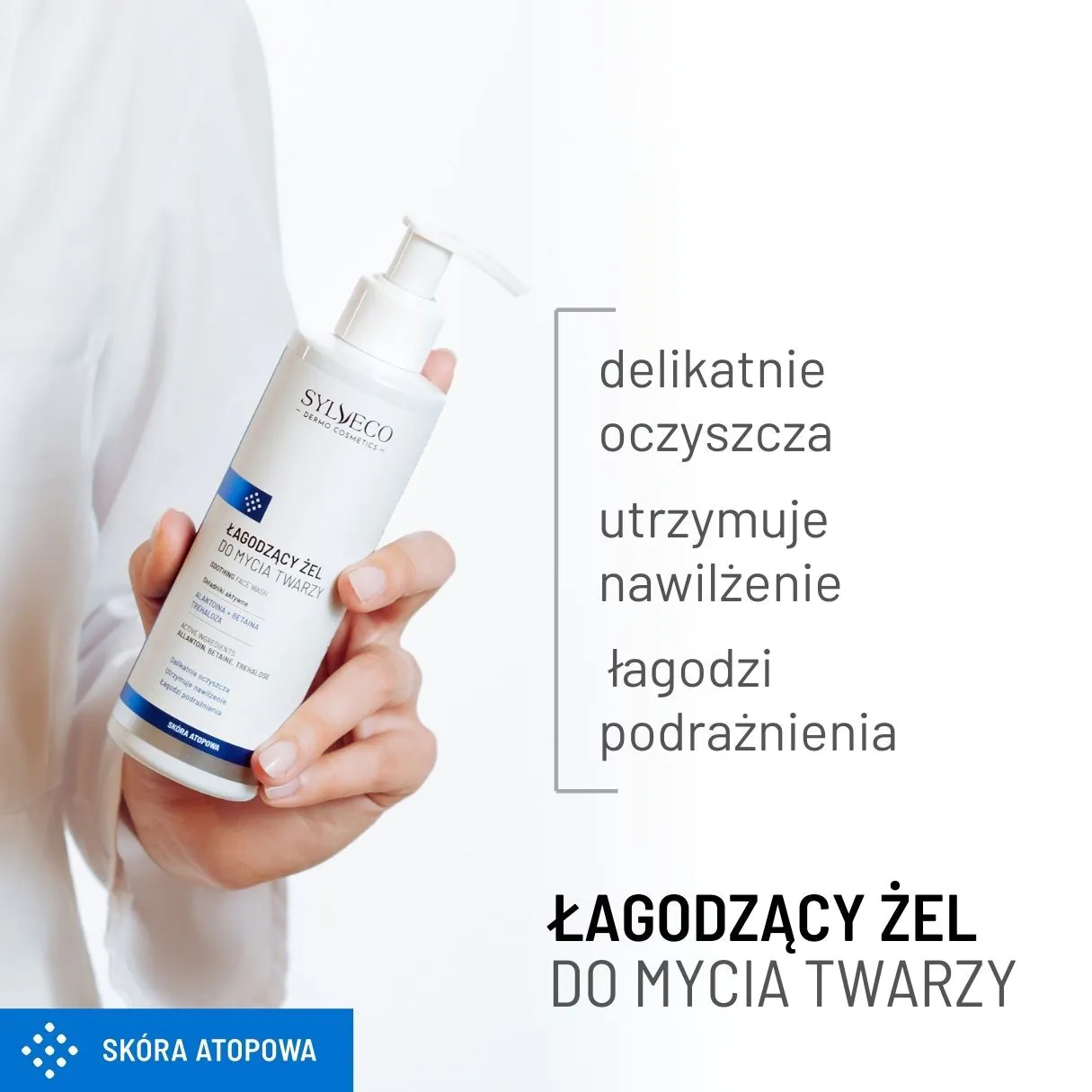 Sylveco Dermo Beroligende Ansigtsrensende Gel