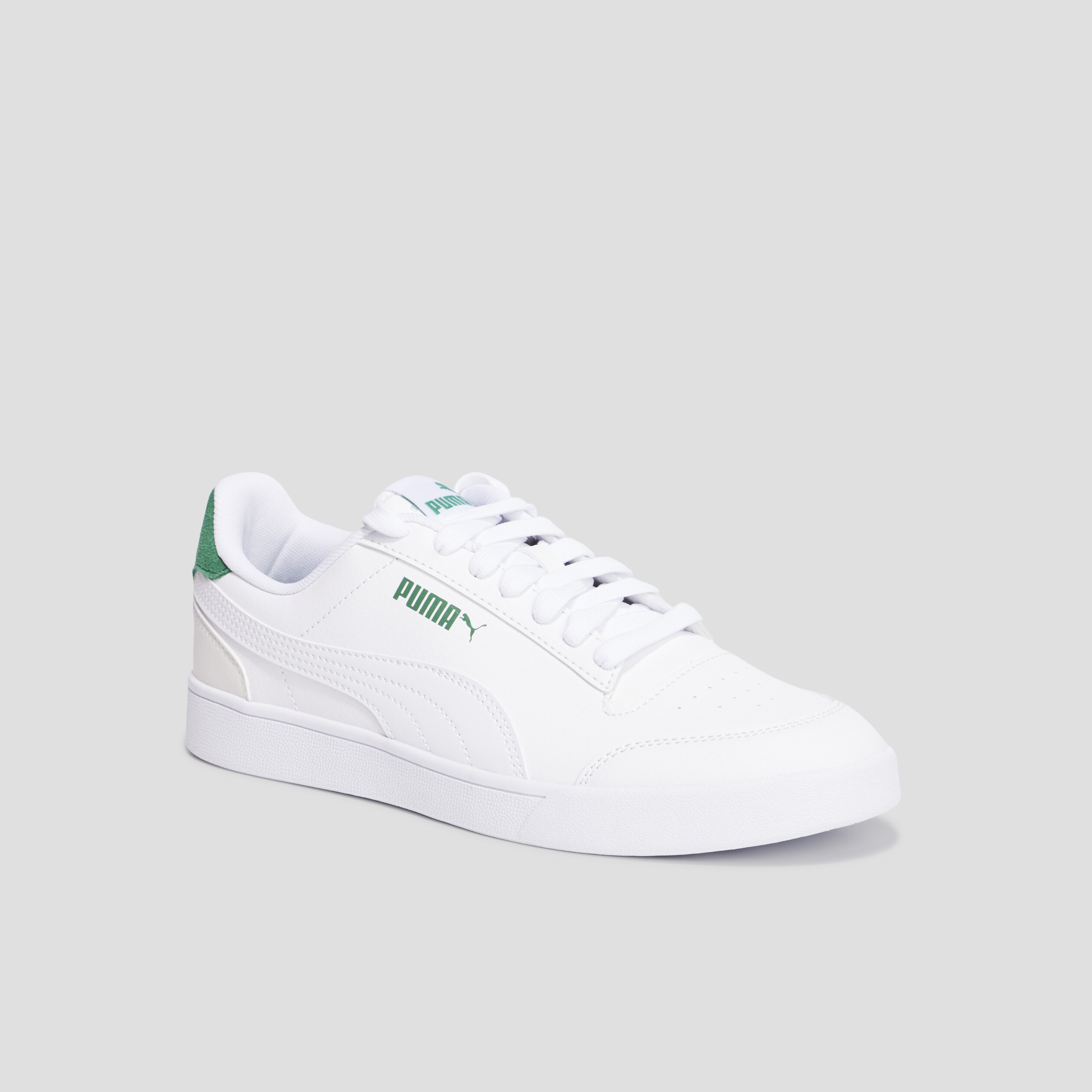 Tennis basses à lacets Puma Shuffle vert homme | La Halle