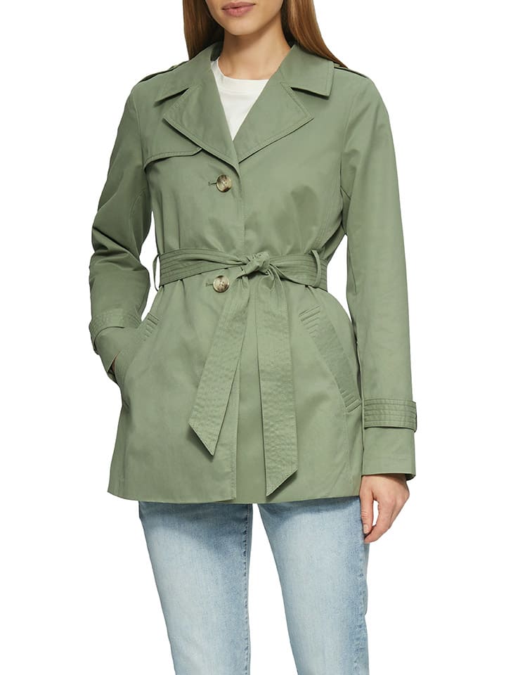 s.Oliver Trenchcoat in Grün günstig kaufen