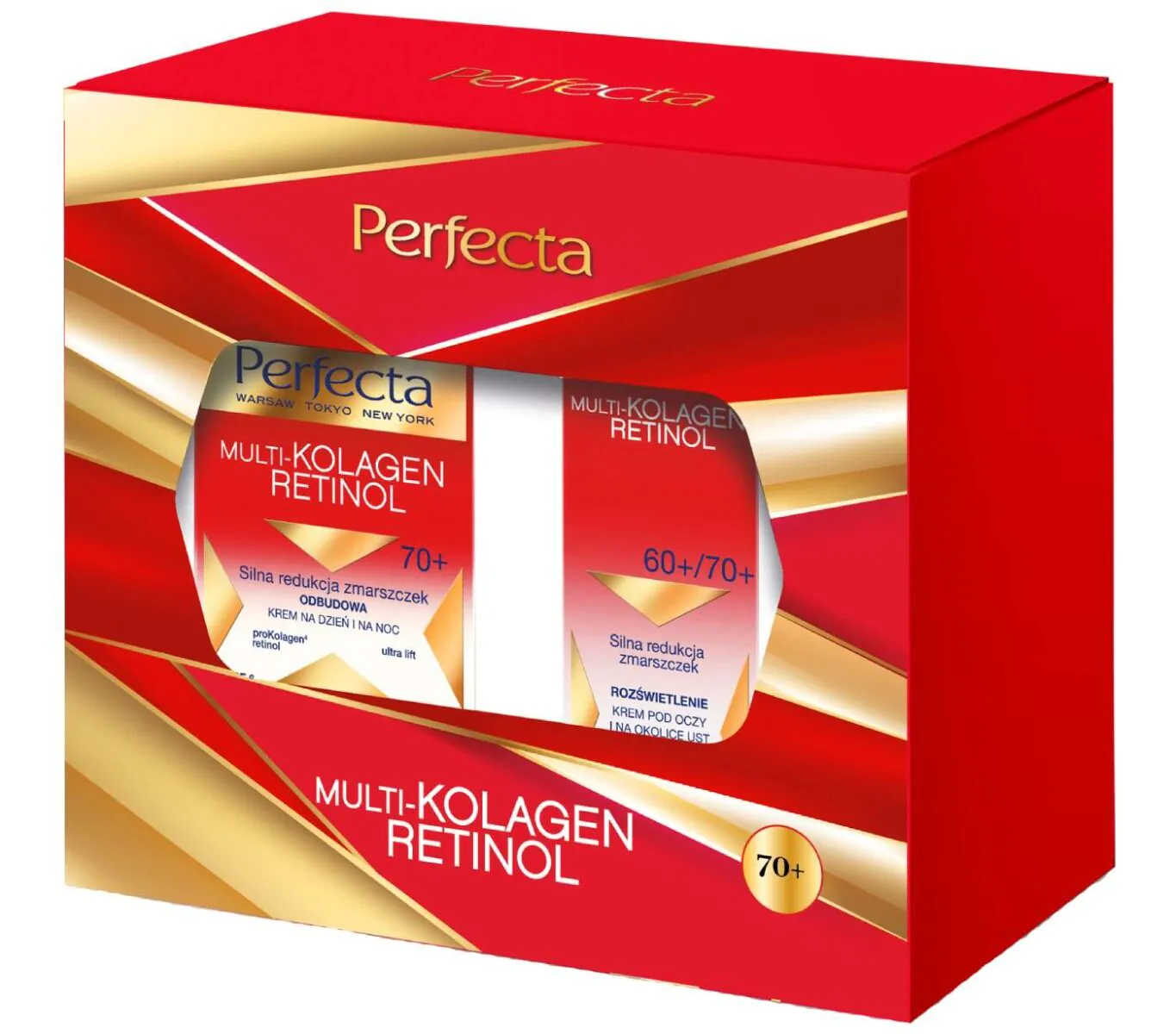 Perfecta Multi Collagen Retinol kosmetikos rinkinys veido kremui + paakių kremui