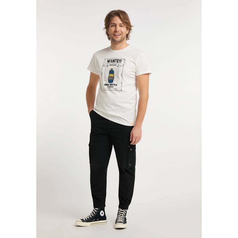 SOMWR T-Shirt With Aqua Bottle Print T-Shirt Herren