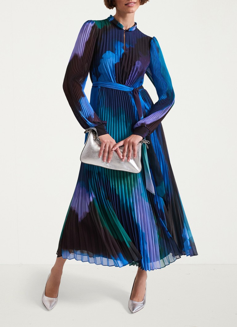 Vestido midi Sophie de Phase Eight con cinturón plisado