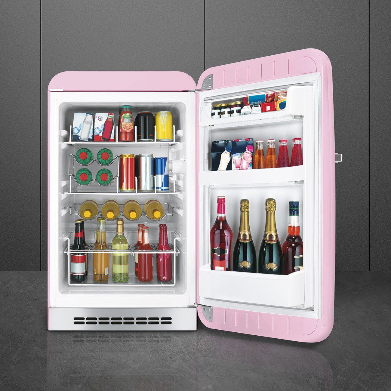 Smeg Kühlschrank FAB10HRPK5, 97 cm hoch, 54,5 cm breit