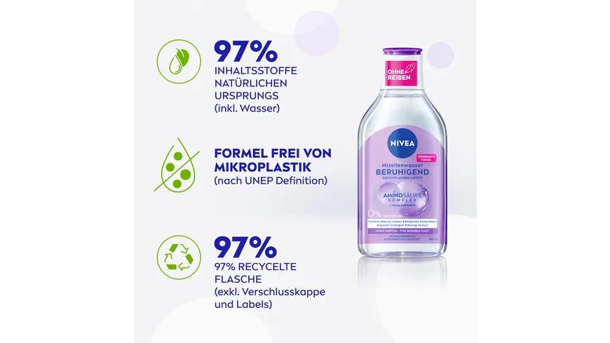 NIVEA Mizellenwasser Beruhigend 400 ml