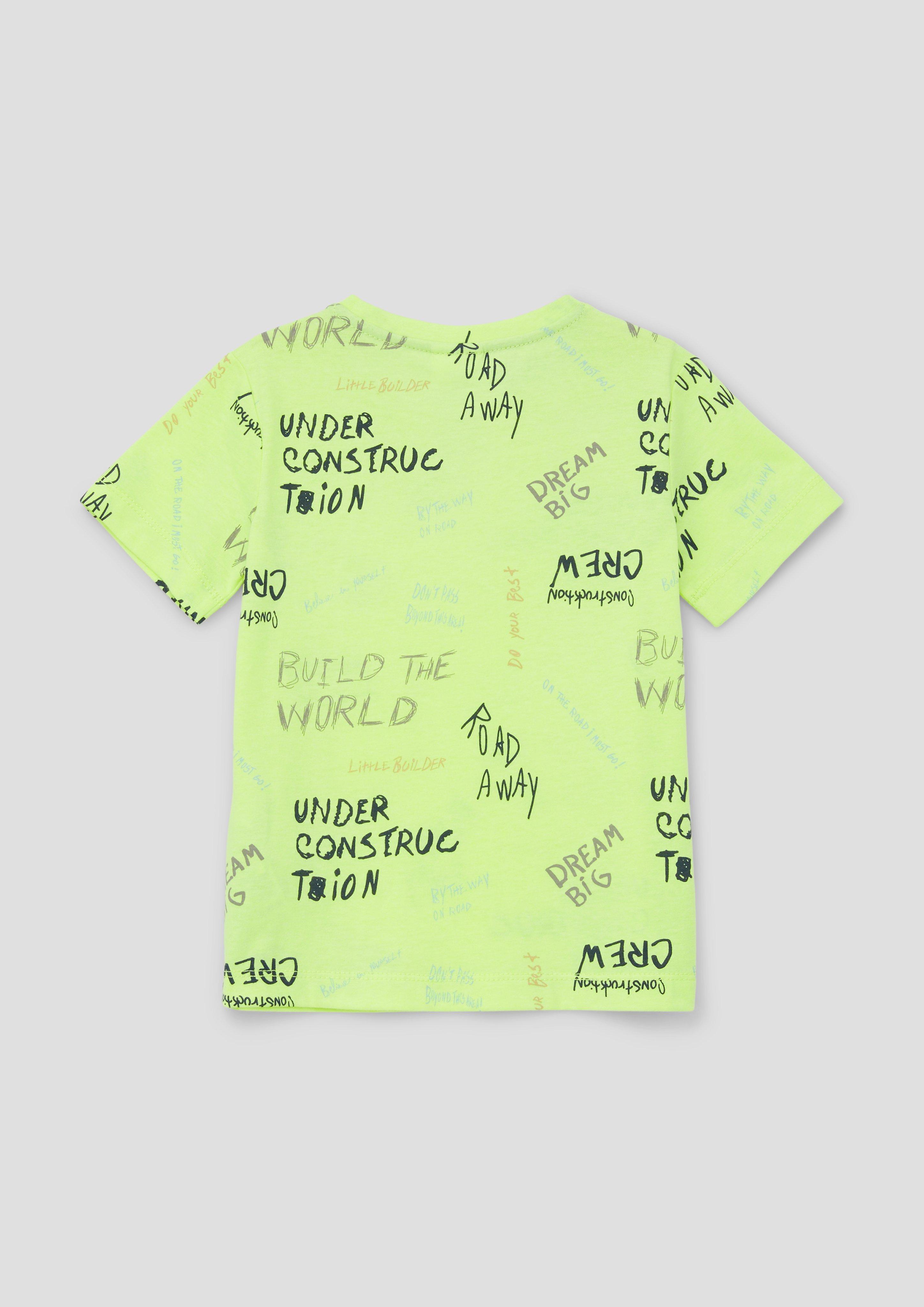 T-Shirt mit All-over-Print  2140421-00A1