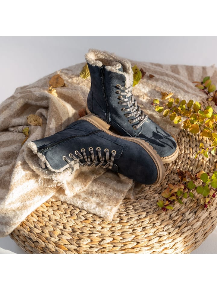 palado Schnürstiefel in blau 320 günstig kaufen