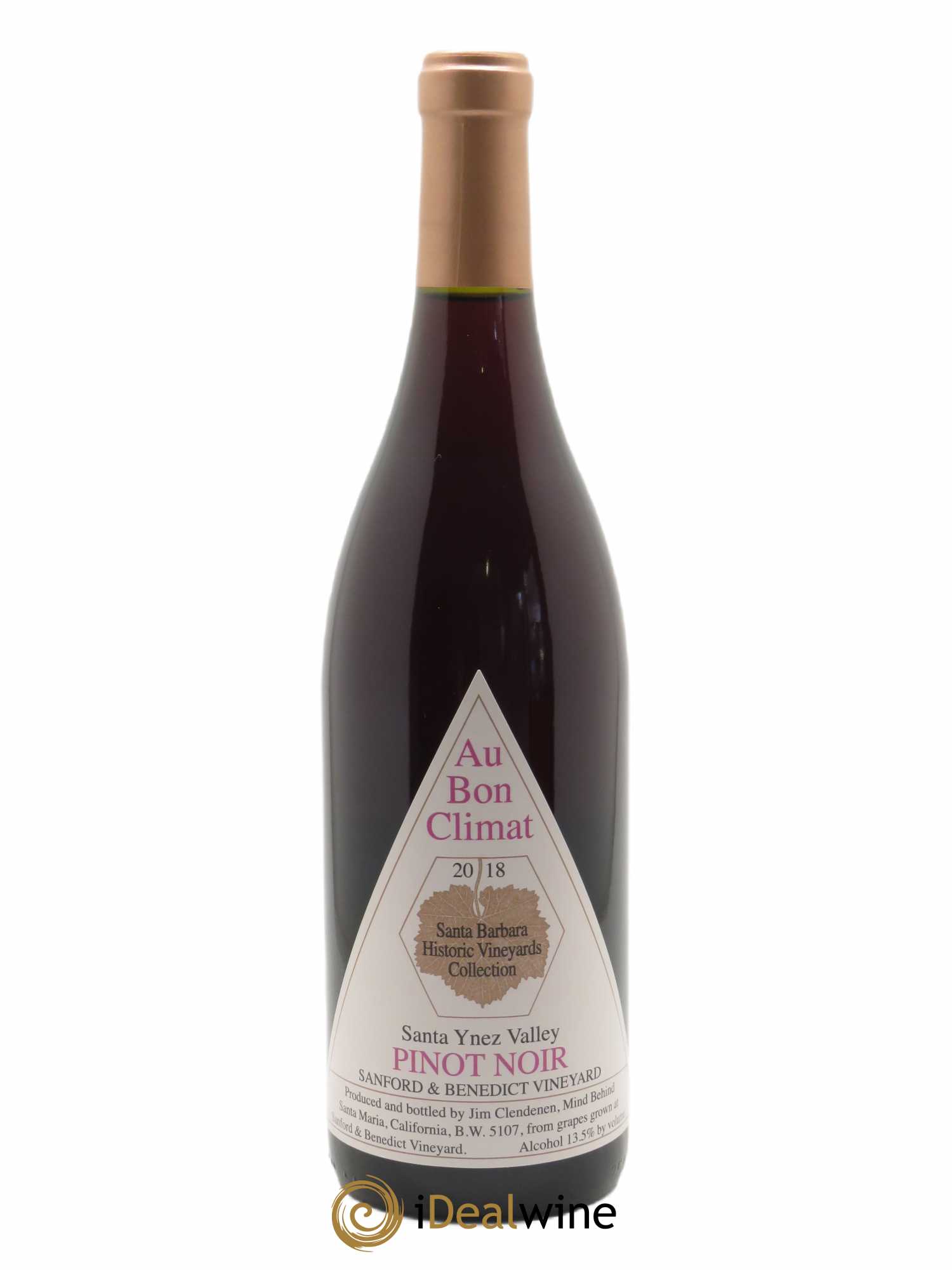 Santa Ynez Valley Pinot Noir Sanford & Benedict Vineyard Au Bon Climat  2018 - Lot de 1 Bouteille