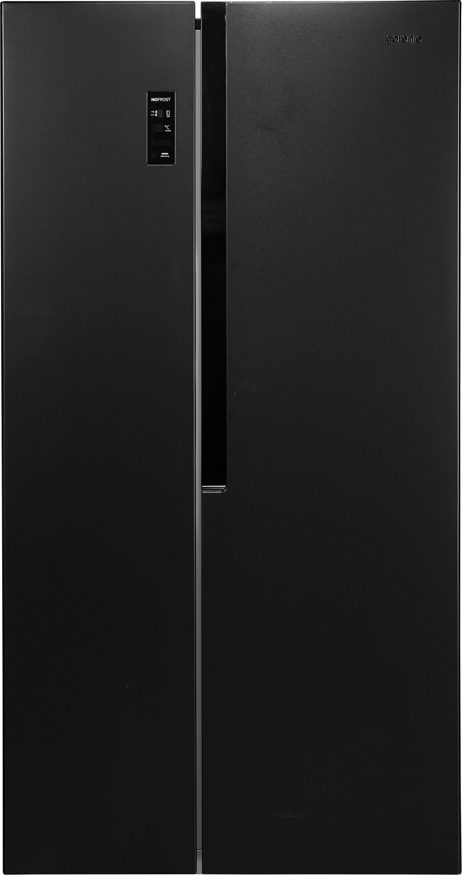GORENJE Side-by-Side NRS918EMB, 178,6 cm hoch, 91 cm breit
