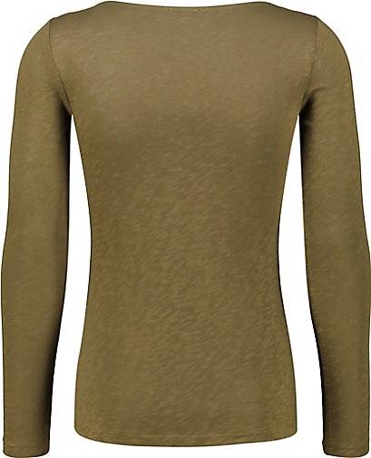 Marc O'Polo Damen Langarmshirt aus Slub-Jersey Regular Fit