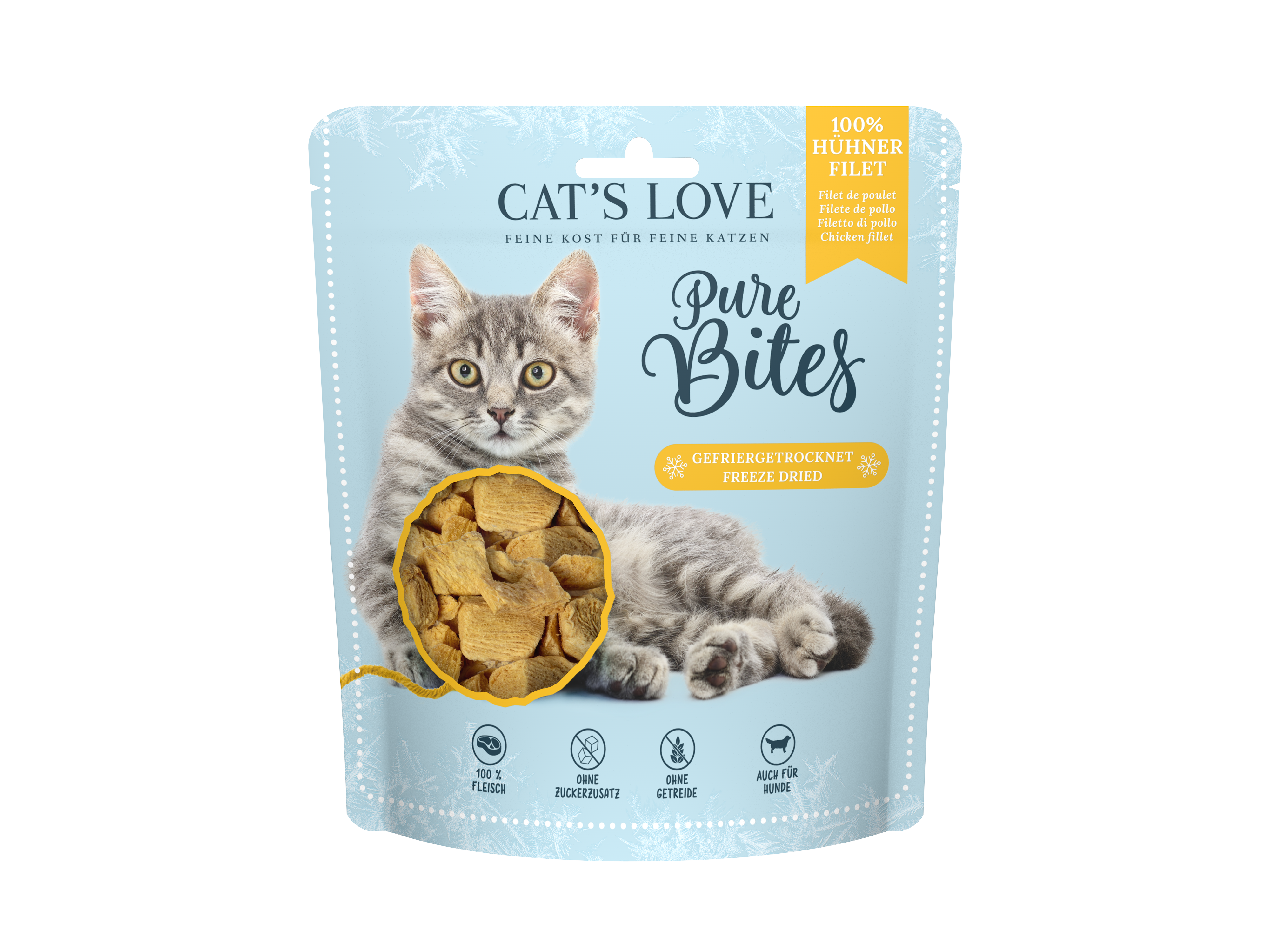 CAT'S LOVE Snacks CAT'S LOVE Hühnerfilet 40g