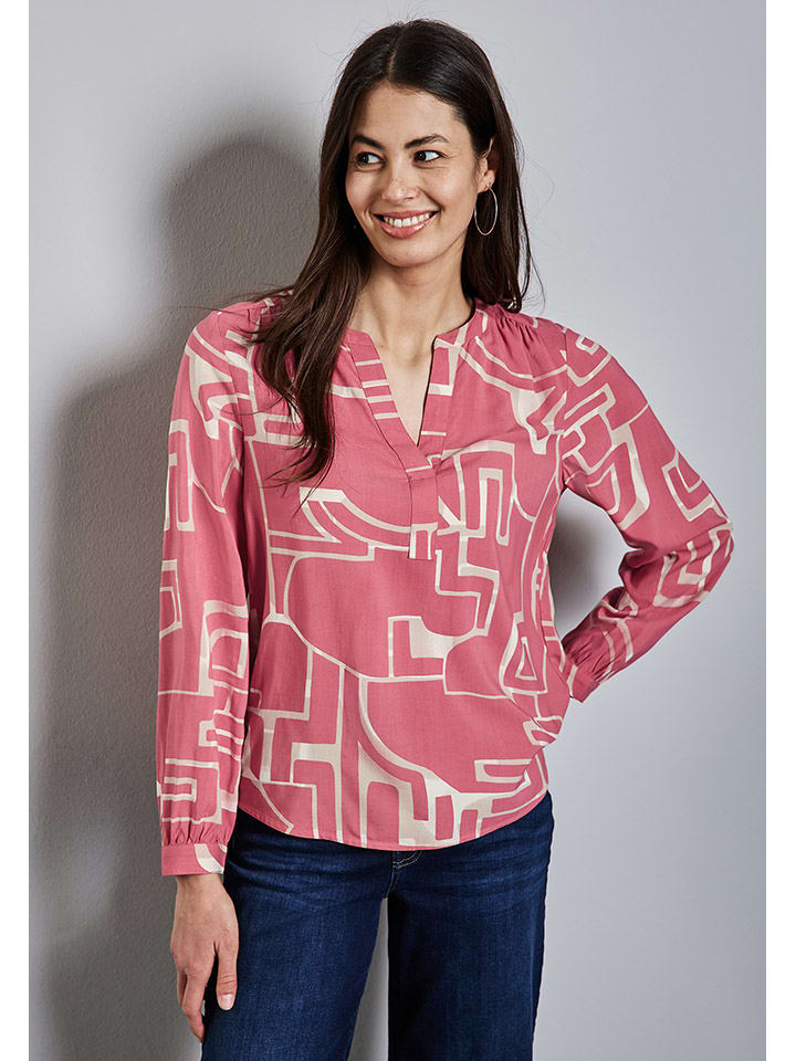 Street One Bluse in Rosa günstig kaufen