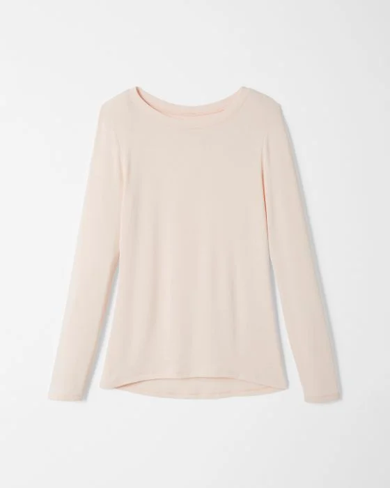T-shirt fine côte Thermolactyl Sensitive, col rond