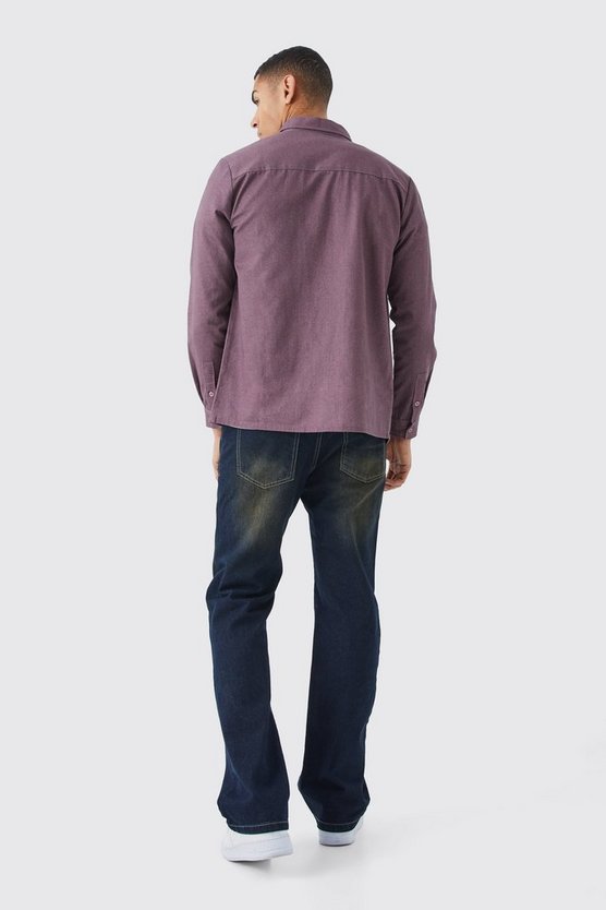 Oversize Overshirt mit Reißverschluss