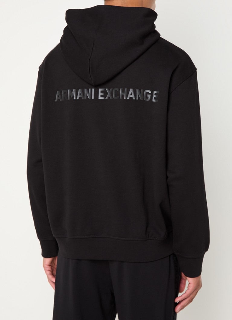 Sweat à capuche Armani Exchange avec logo et matière stretch