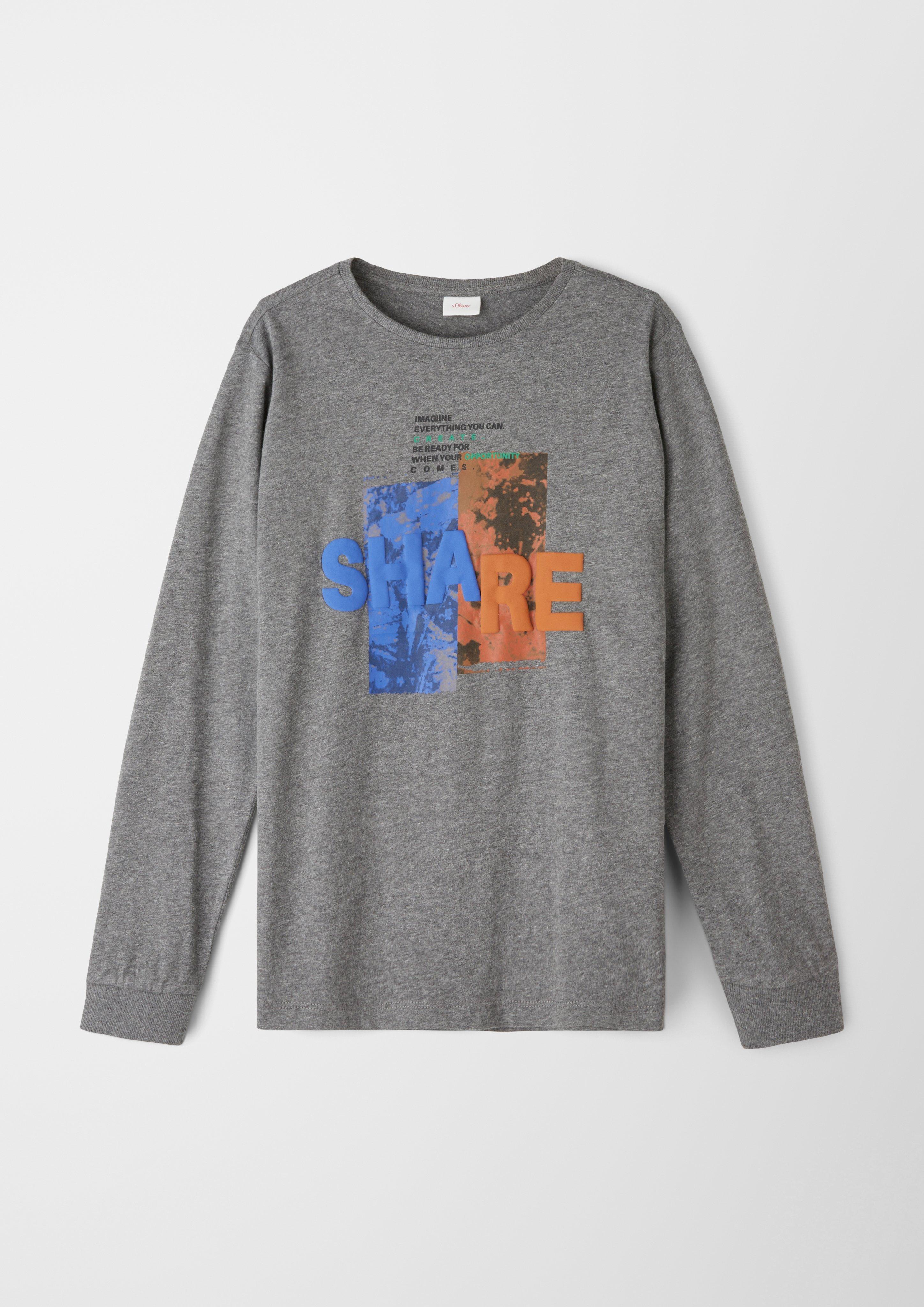 Longsleeve mit Effektprint  2123055-9730