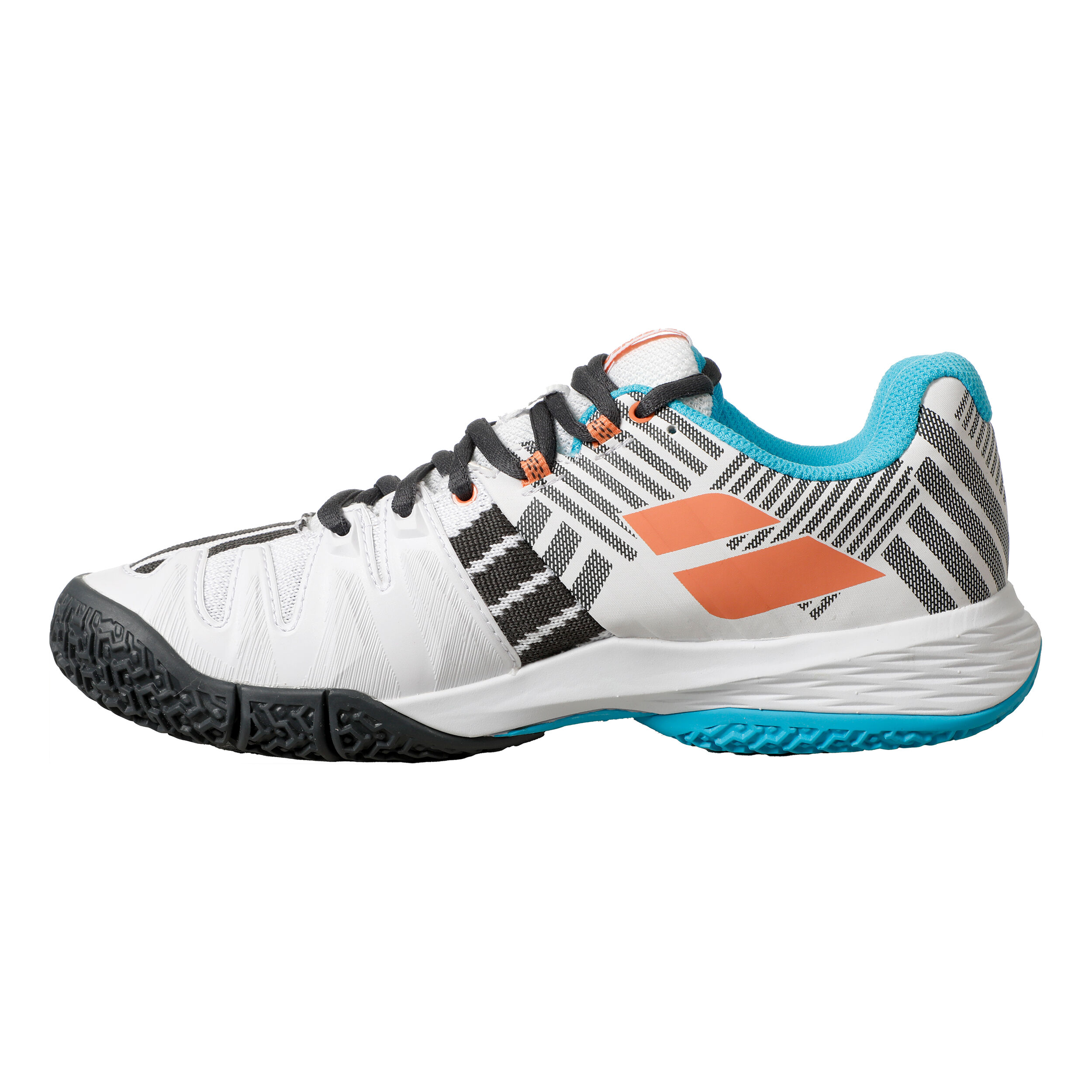 Padelschuh Damen - Weiß, Schwarz