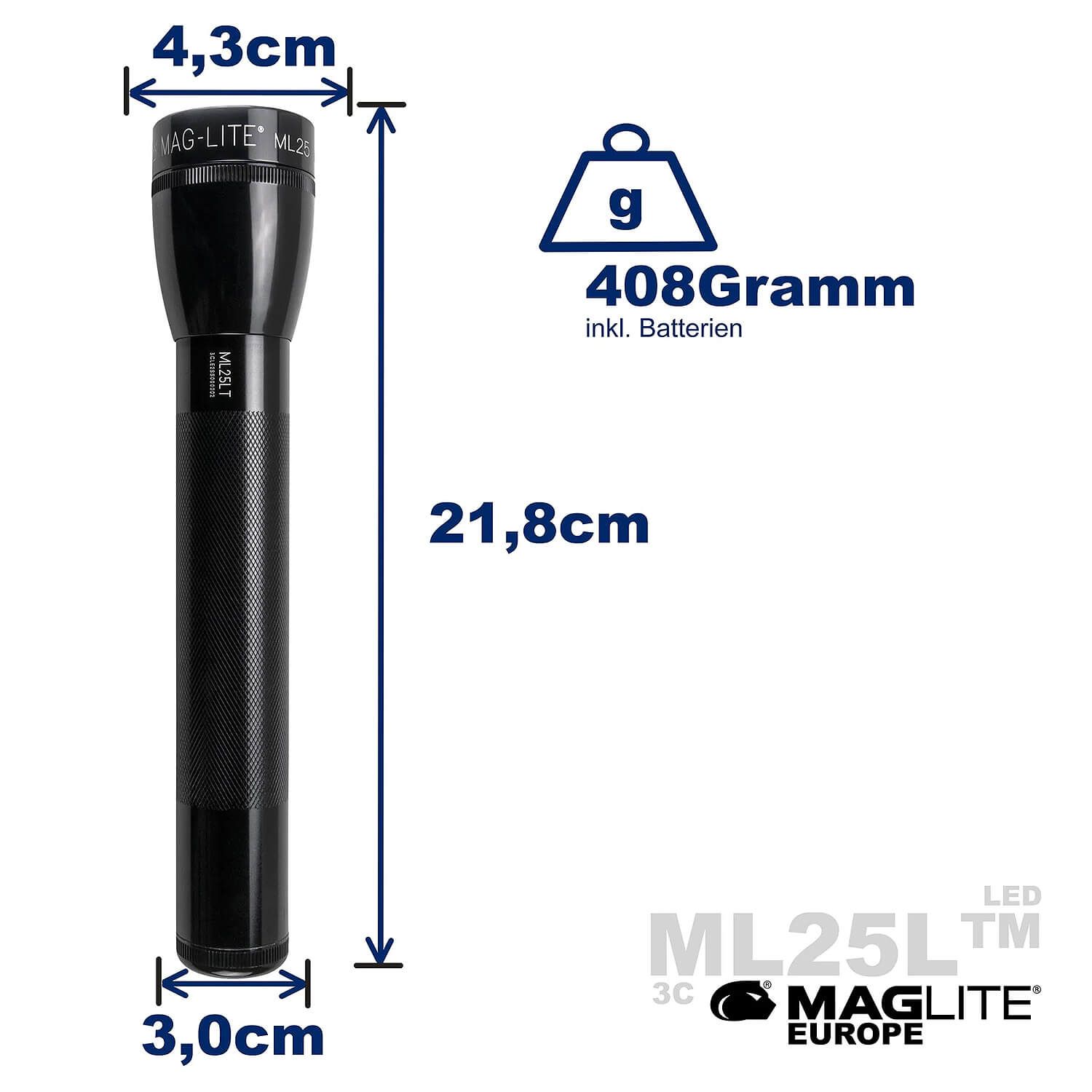 ML25LT 3C LED Taschenlampe