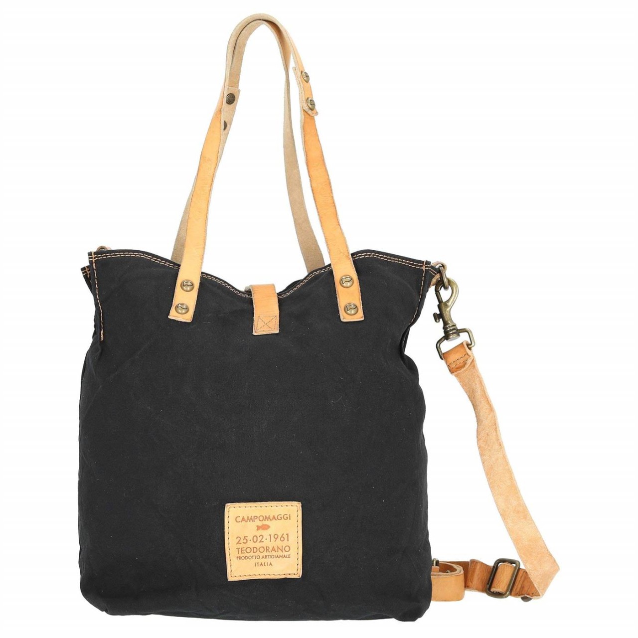 CAMPOMAGGI Handtaschen schwarz Shopper Manico L