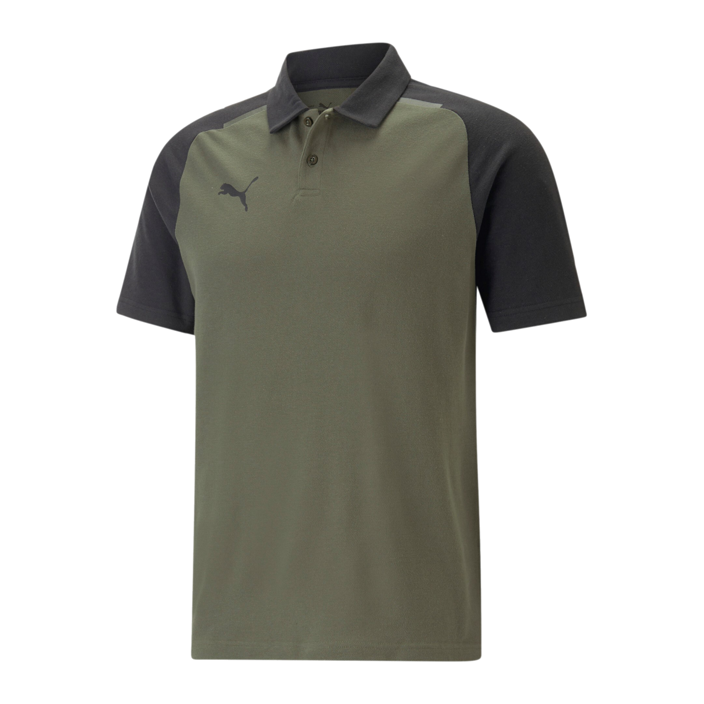 PUMA teamCUP Casuals Poloshirt Grün F35