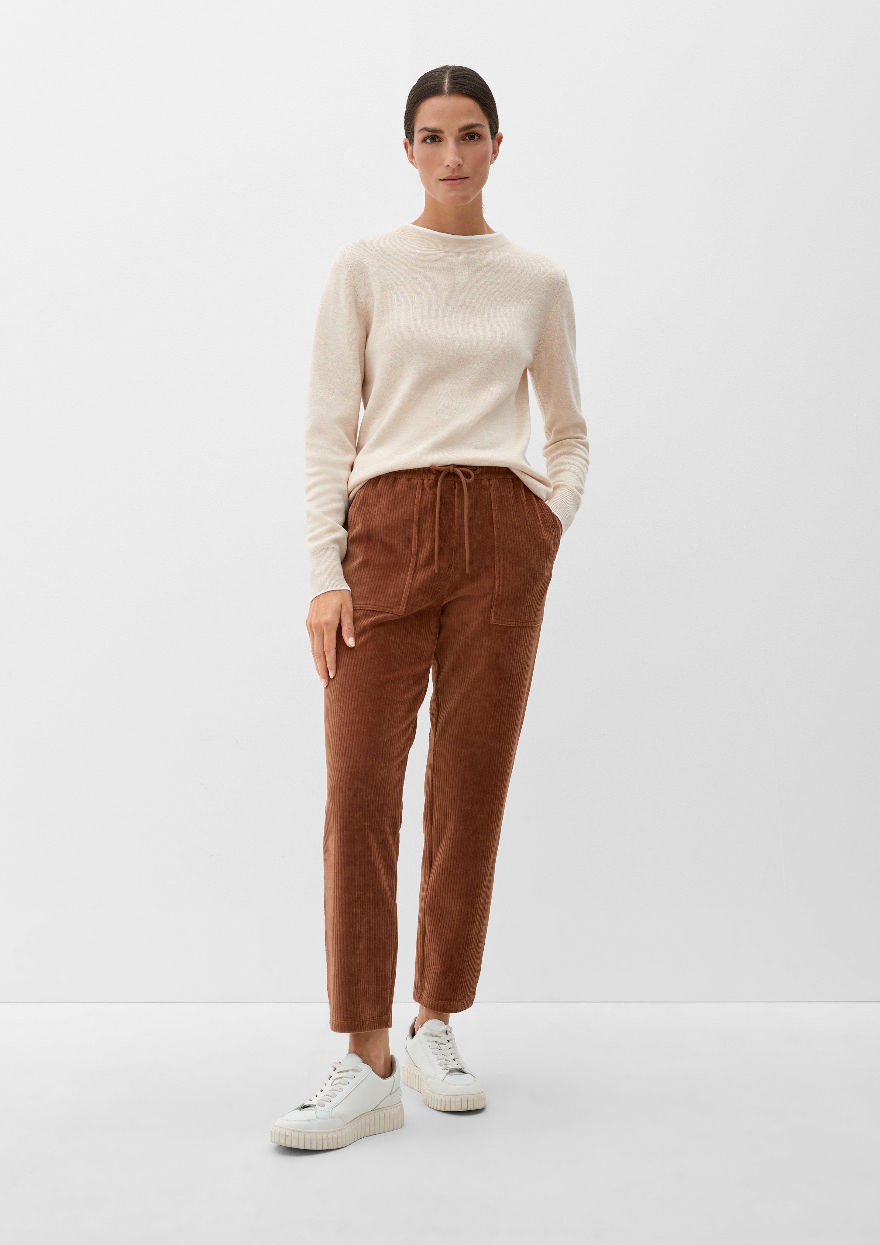 Cordhose aus Baumwollstretch  2121535-8764