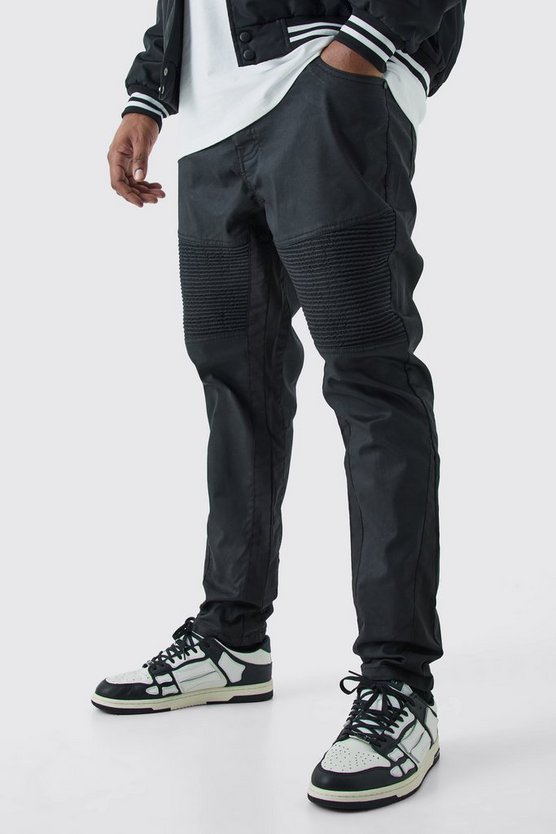 Plus Stretch Skinny Bikerjeans