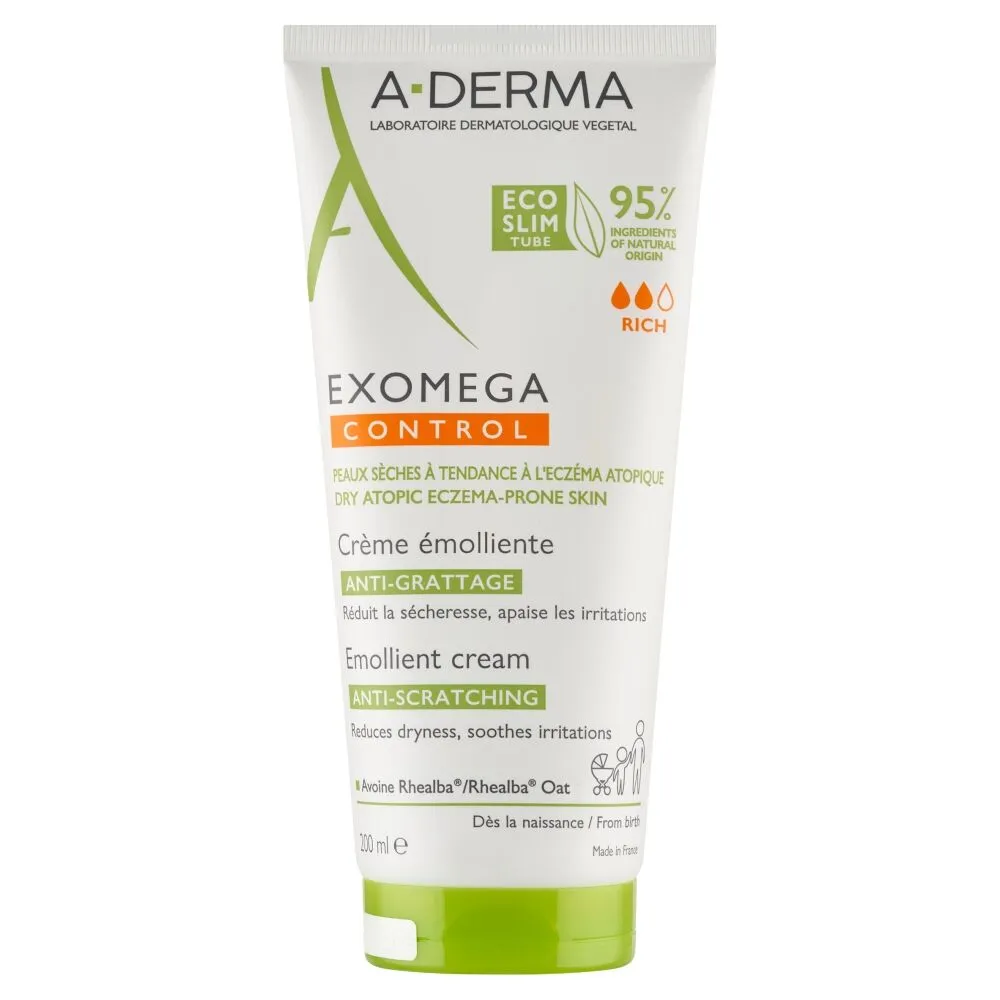 A-Derma Exomega Control minkštinamasis kremas, 200 ml