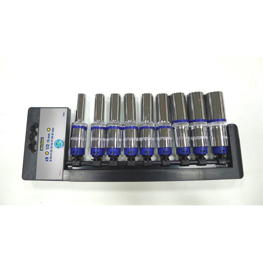 Lange Stecknüsse ½" von Norauto, 9-tlg. - ATU